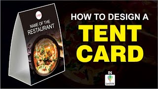 How to Design a Tent Card | CorelDRAW Tutorial | Graphic Designing Learning | Corel Tools Tutorial