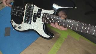 fender jazz bass with modificationsnice frankensteinmods are us
