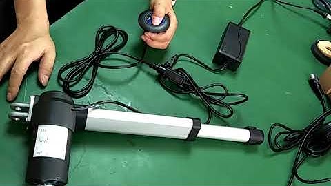 wire control linear actuator for furniture
