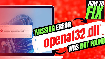 [2022] How To Fix OpenAL32.dll Missing Error ✅Not found error💻 Windows 10/11/7 💻 32/64bit