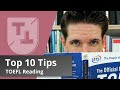 Top 10 TOEFL Reading Tips