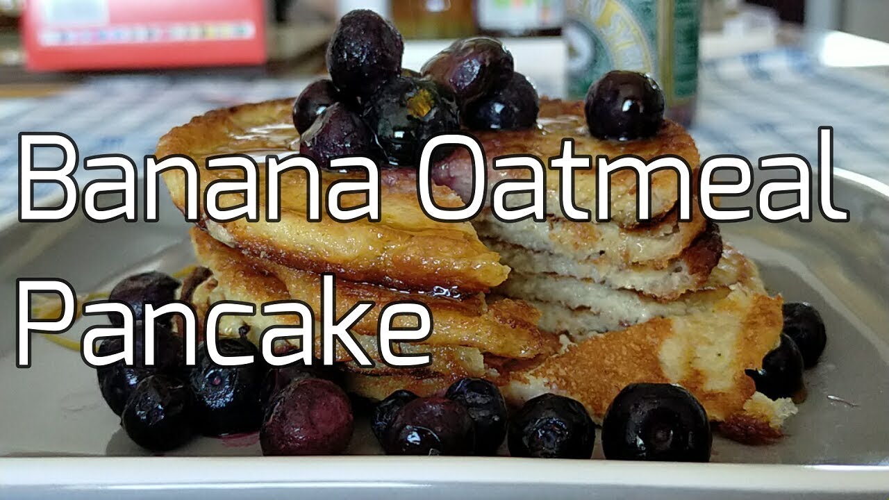 How to make Banana Oatmeal Pancake YouTube
