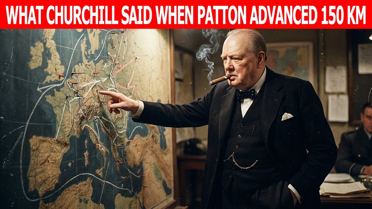 Реакция Черчилля на 150-километровый забег Паттона, спасший 1200 человек на Рейне.