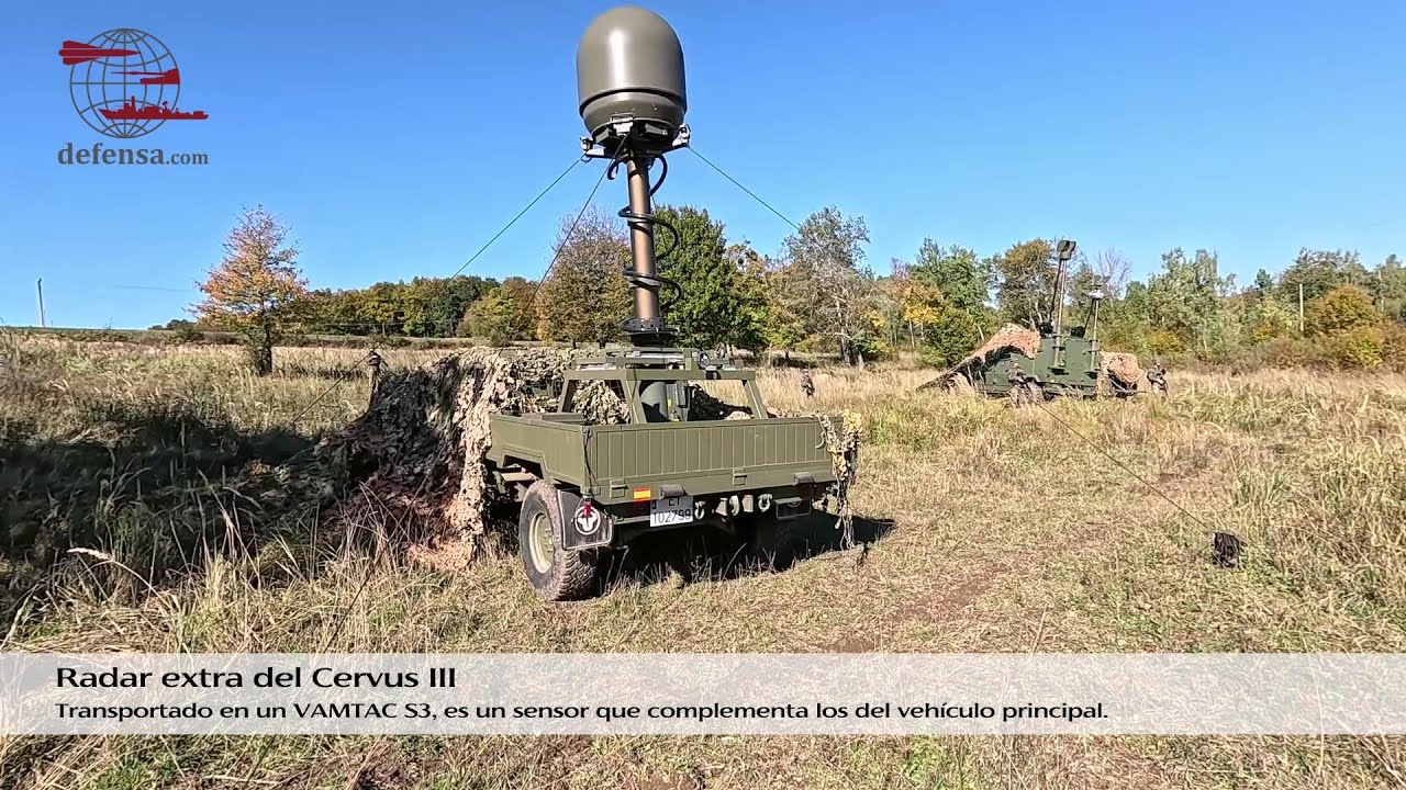 Sistema contra medios no tripulados español Cervus III en Eslovaquia