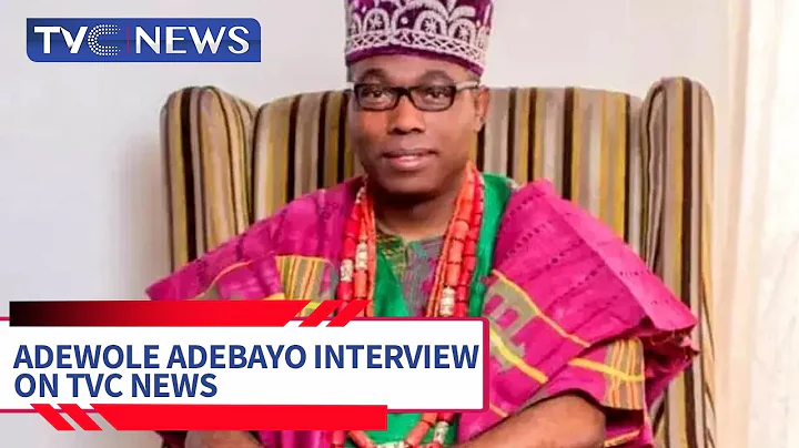 SDP Presidential Candidate, Adewole Adebayo Speaks on Plans for Nigeria
