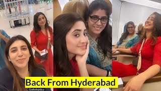 Finally ! Shivangi Joshi Back From Hydrabad😍