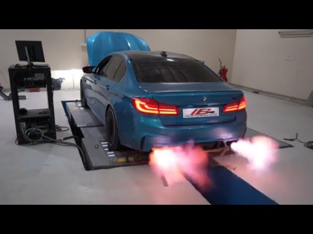 Bmw M5 F90 Stage 3 IB Performance - Fire Exhaust Dyno Insane class=