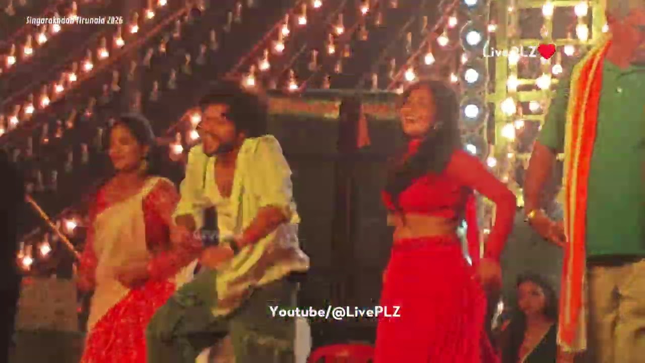 rabbaru gajulu rabbaru gajulu song dance performance at singarakonda Tirunala lighting prabhalu 