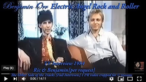 Ric Ocasek & Benjamin Orr The Cars Very Rare Interview ( full version pr ) 1984 { part song deleted}