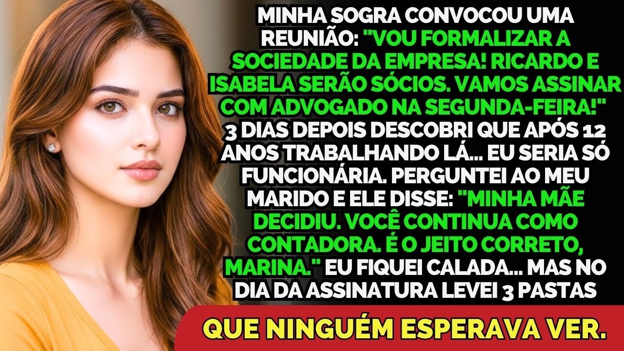 Minha Sogra Me Excluiu Da Sociedade Dizendo _Você Não É Sócia_ — Na Reunião Com Advogado