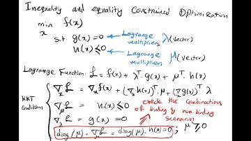 Lecture 14: Inequality Constrained Optimization