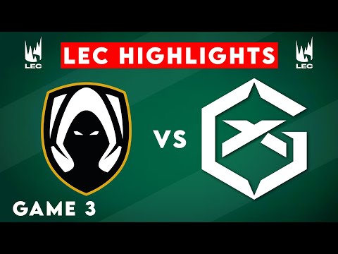 TH vs GX Game 3 Highlights | LEC 2025 Winter Playoffs | Team Heretics vs GIANTX by Onivia