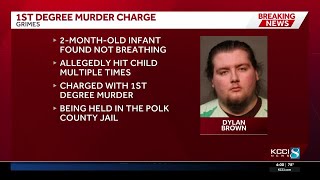Iowa man charged with murder one year after Grimes baby's death