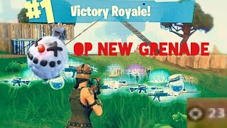 New Chiller Grenade In Fortnite Battle Royale Op?
