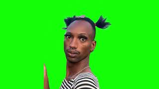 Green Screen Black Guy With Lashes Meme | Edy Silva Meme