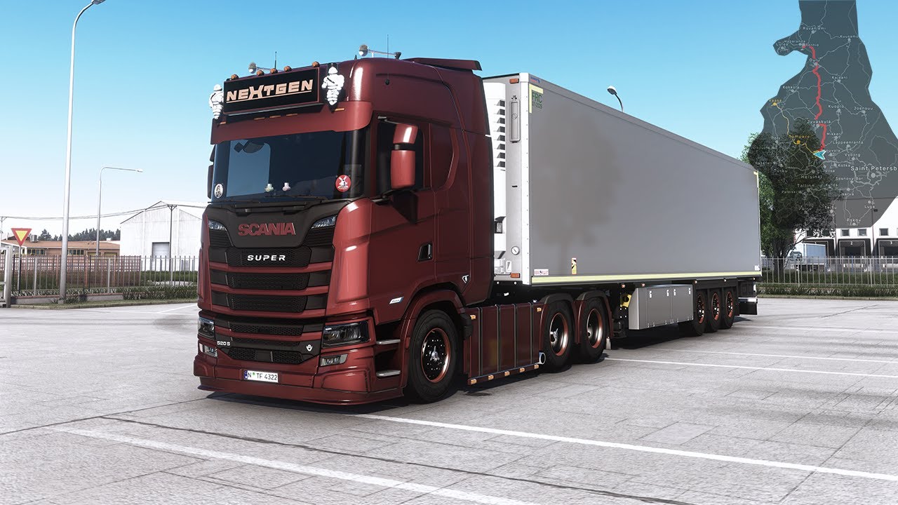 ETS2 1.58 | Realistic Driving | Scania NG S500 V8 Open Pipe Sound by SJ | 4K Gameplay