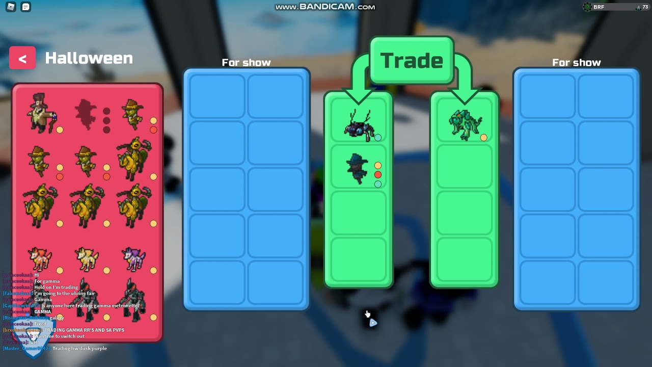 Trading For A Emerald Eleguana (W / L) (Loomian Legacy)