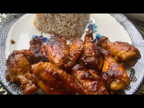 اجنحة دجاج بالطاوة وبطريقة سهلة والطعم خياااااال