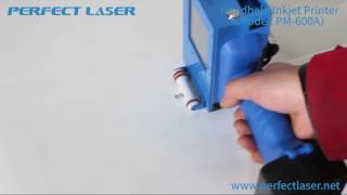 Portable and Handheld Inkjet Batch Coding Printing Machine