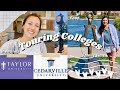 Come college touring with me taylor  cedarville university  senior year