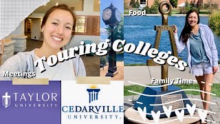 Come College Touring With Me! Taylor & Cedarville University | Senior Year