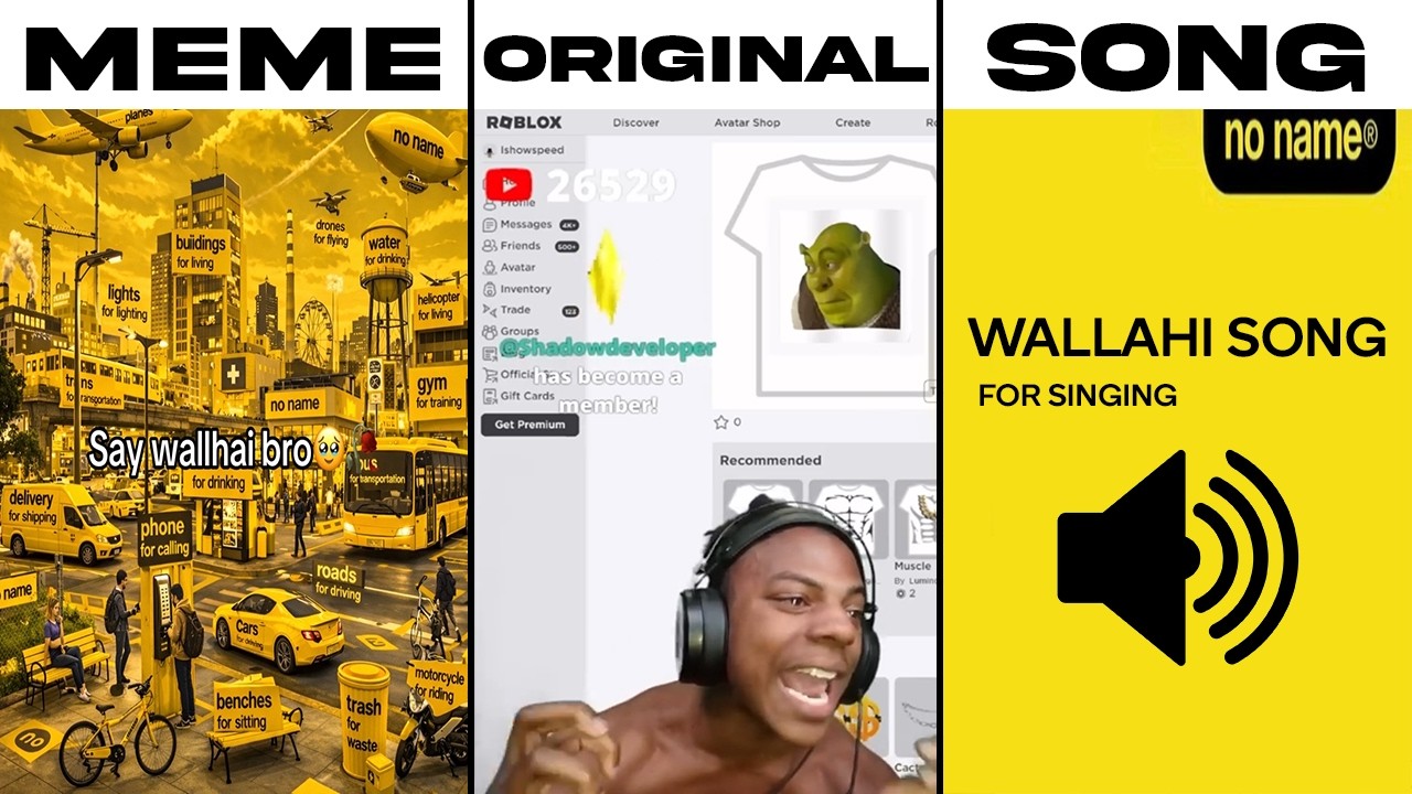 Sa Walahi Say Wallahi Bro Say Wallahi Meme VS Original VS Song - YouTube