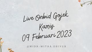 Live Onbid Akun Gojek Goride 09 Februari 2023