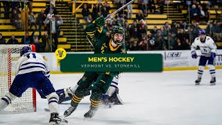 Mens Hockey Vermont Vs. Stonehill 13026