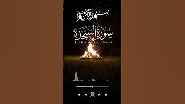 Tilawat Quran //32//Surah Al Sajdha سورة السجدة