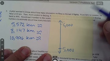 Eureka Math, Rounding, Lesson 7, Problem Set, Fourth Grade, Module 1