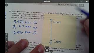 Eureka Math, Rounding, Lesson 7, Problem Set, Fourth Grade, Module 1