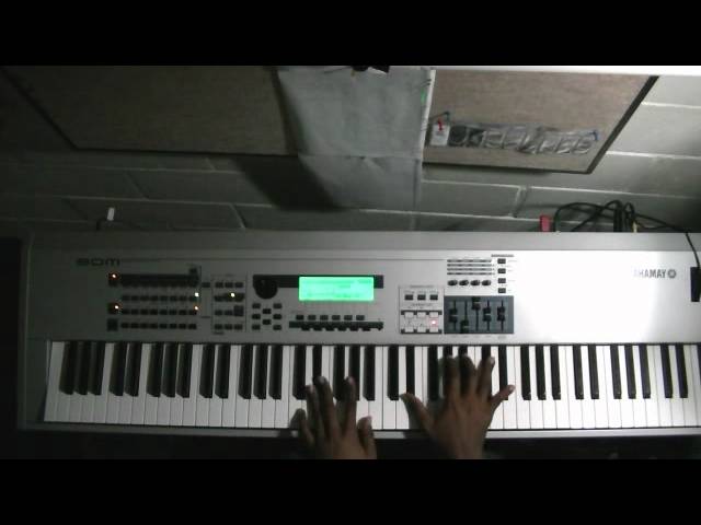 Recording from scratch when we all get to heaven on Yamaha MO8