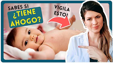 ¿Qué aspecto tiene la dificultad respiratoria en los bebés?