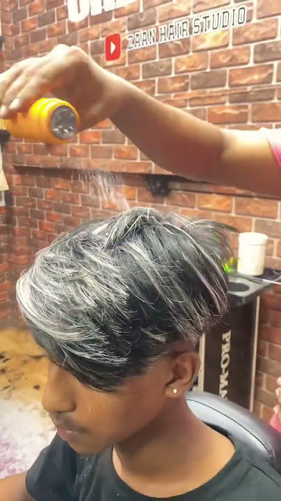 White hair colour 🔥#viral #shorts #trending