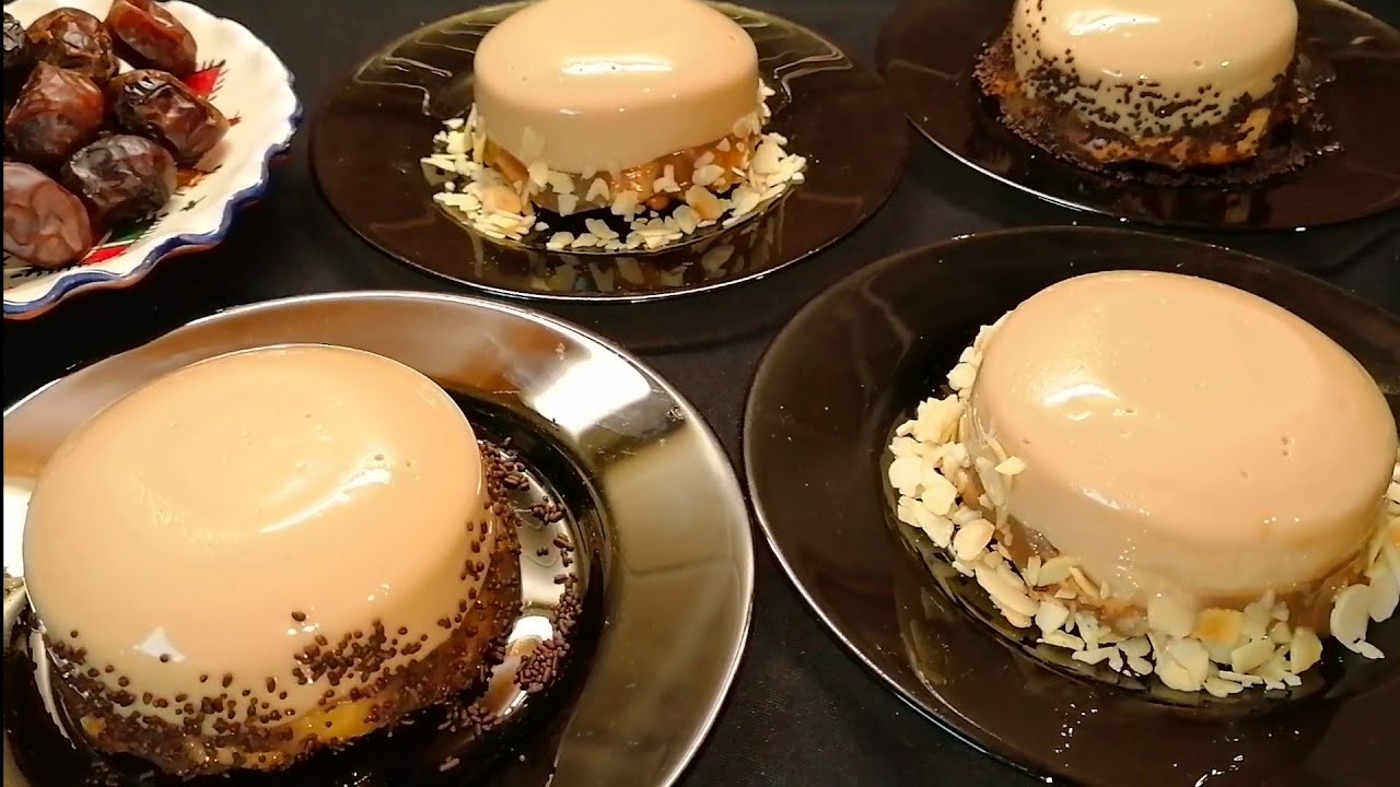 بمذاق الكراميل والموز !! تحلية السحور الباردة بدون فلان ولا بيض ولا فرن بنكهة وطريقة مختلفة