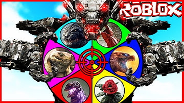 kaiju universe GODZILLA HUNT WHEEL in ROBLOX