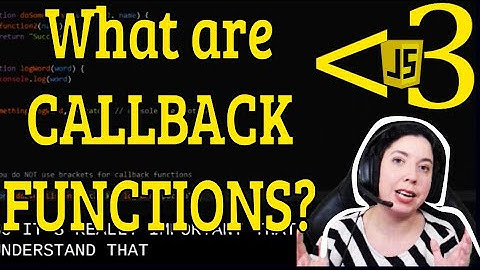 What are CALLBACK FUNCTIONS or CALLBACKS? | JavaScript in LESS-THAN 3 | JavaScript Beginner Series