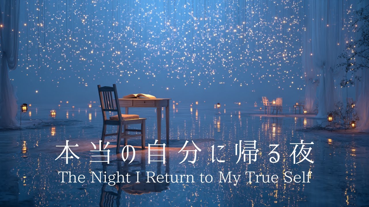 【ピアノBGM】本当の自分に帰る夜｜勉強・作業・読書・癒し