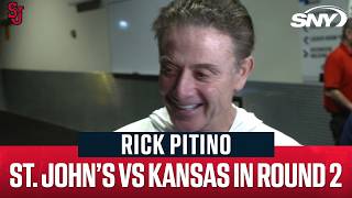 Rick Pitino breaks down St. Johns' second-round matchup against Kansas