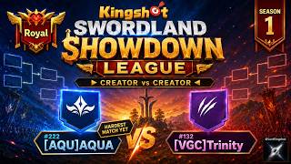 Our HARDEST Swordland League Match Yet AQU vs VGC Creator vs Creator