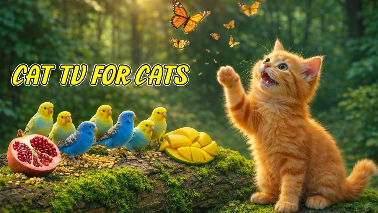 😺🐦 Ultimate Focus Mode for Pets | Birds & Nature Scenes Cats & Dogs Watch | 4K HDR