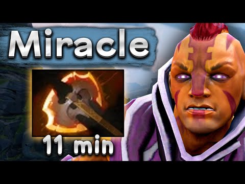 Видео: Миракл на Антимаге с бфом на 11 минуте! - Miracle Antimage 7.35 DOTA 2