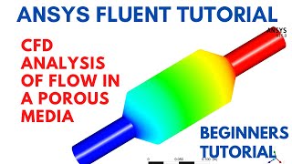 ANSYS Fluent Tutorial: CFD analysis of Flow in a Porous Media | ANSYS Beginners Tutorials | CFD