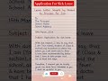 Guide to Writing a Handwritten Sick Leave Application for School