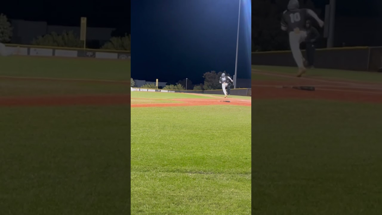 “Epic Fall Baseball Hit by High School Junior ! ⚾🔥”