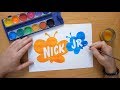 How to draw a Nick Jr logo ( Nick Jr. butterflies)