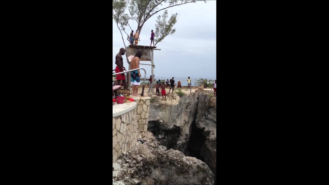 Cliff jumping in Jamaica YouTube