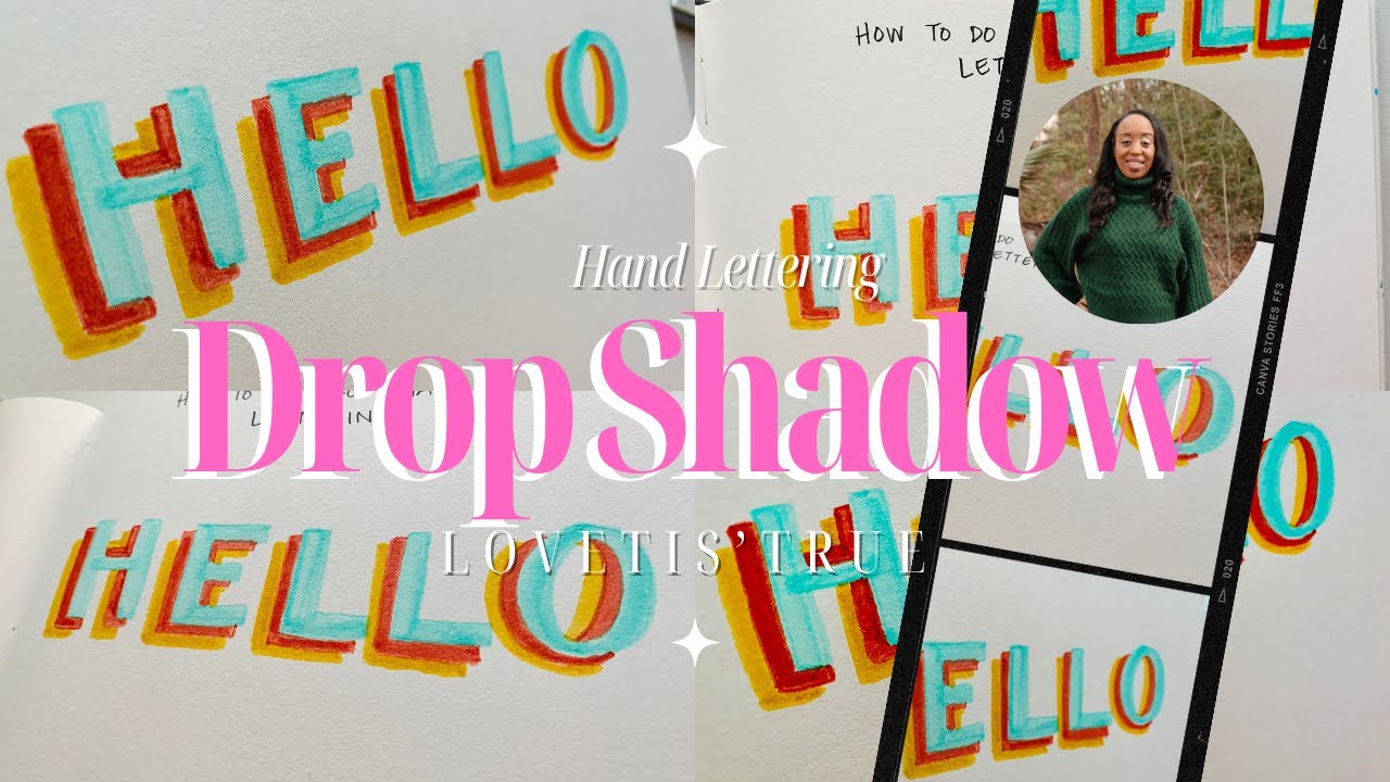 Drop Case Lettering Hand Lettering Tips: Drop Lettering: A Step-by-Step - YouTube