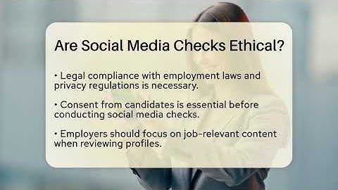 Are Social Media Checks Ethical? - Everyday-Networking