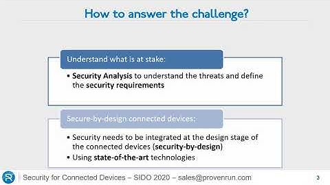 Security for connected devices